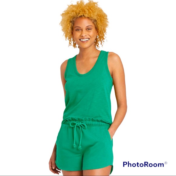 Preview International Nordstrom Green Tank Top. - Picture 1 of 2
